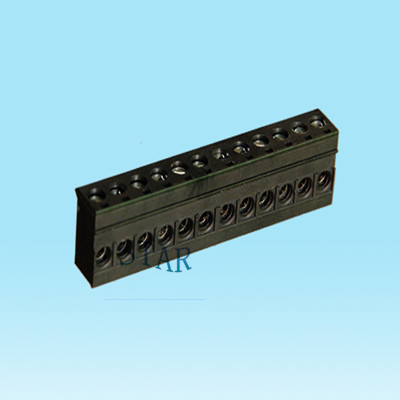 black 5.0mm pitch pcb terminal block ST11M-5.0